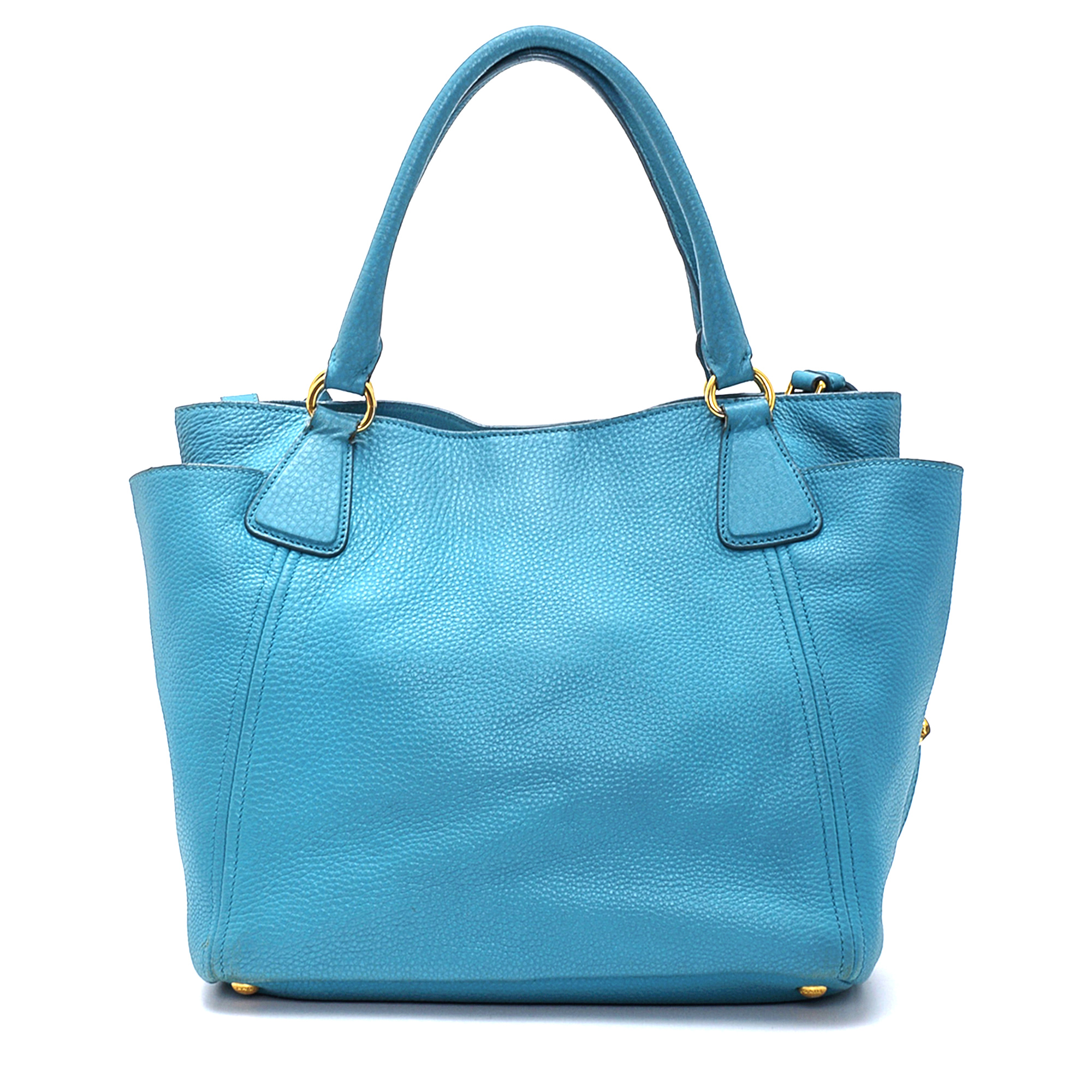 Prada - Blue Leather Vogue Vitello Daino Bag